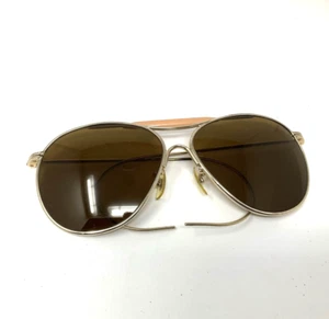 American Optical AN-6531 WWII Aviator Sunglasses - Vintage with Case - Afbeelding 1 van 15