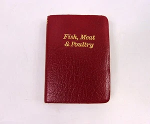 Fish, Meat & Poultry (Priscilla Pease) | Leather miniature pocket book - Imagen 1 de 7