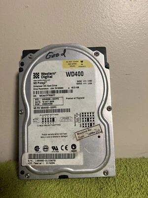Western Digital Protege 40GB Internal 2003 3.5" (WD400EB) HSBBHV2A - Image 1 of 4