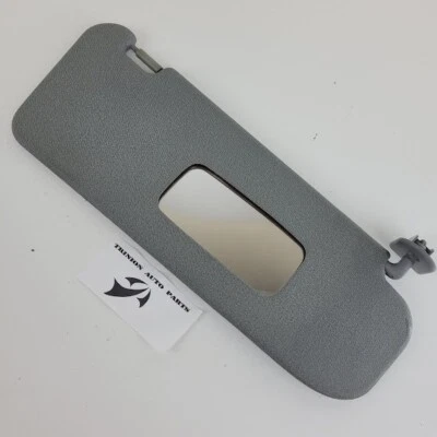 2004-2011 Chevrolet Aveo Sun Visor destro passageiro lateral vinil cinza fabricante de equipamento original - Imagem 1 de 4
