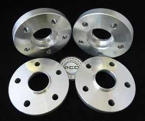 5x112 Hubcentric Spacers AUDI 66.5 CB To VW/AUDI 57.1 CB 4x15mm Spacers No Bolts - Picture 1 of 2