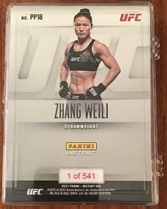 UFC Panini Zhang Weili 1 of 541 Set Ready to Ship