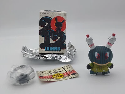Kidrobot Dunny 2012 Series Spray Paint Vandal 3" Mini Figure Mad Graffiti Artist - Image 1 of 4
