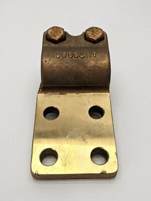 Dossert SCB150-1-3N-90V-T12 Bronze Copper Stud Flat Bar Threaded Lug Connector - Image 1 of 4