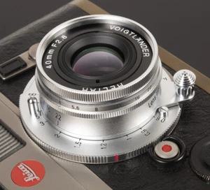 Voigtlander USA WARRANTY 40mm f/2.8 Heliar CHROME for ALL Leica M - Picture 1 of 5