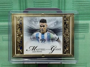 2023 Futera Lautaro Martinez Gold Frame Masters of the Game /12 Game Worn Milan - Picture 1 of 2