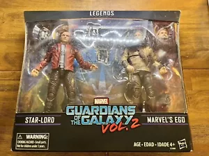 Marvel Legends Guardiani della Galassia Vol. Confezione 2 Personaggi Star-Lord Ed Ego - Foto 1 di 6