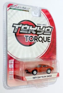 Greenlight Tokyo Torque 1/64 Scale 29880-B - 1971 Datsun 240Z - Dk. Orange - Picture 1 of 2
