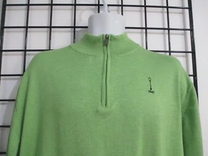 LAMPENPOST SAMMLUNG 1947 / CARMEL COUNTRY CLUB ===XXL=== LIMETTENGRÜN 1/4 REISSVERSCHLUSS PULLOVER - Bild 1 von 5