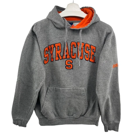OVB Mens Size X-Large Pullover Hoodie Syracuse Orange Spellout Arch Logo Cover