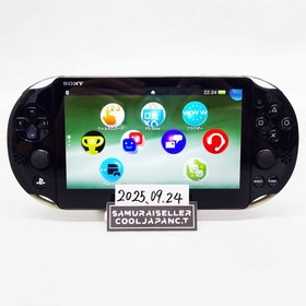 Sony Playstation PS Vita Khaki Black PCH-2000 ZA16 Console only PSV Slim Used