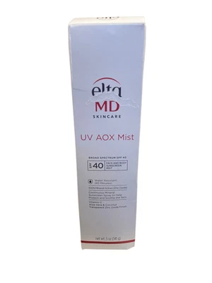Spray protector solar facial y corporal 100 % mineral EltaMD UV AOX Mist FPS 40 5 oz / 141 g Foto 1 de 2