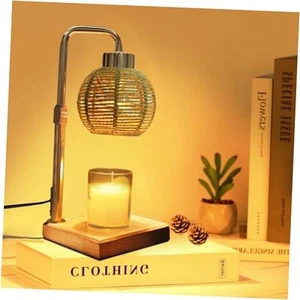 Lámpara Calentador de Velas - Lámpara de Vela Eléctrica con Temporizador, Ajustable Regulable Dorado - Imagen 1 de 7