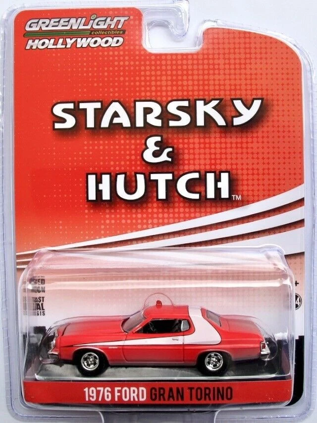 BOX ROTTO STARSKY HUTCH Modello Auto FORD GRAN TORINO 1976 DIRTY Version 1:64 - Immagine 1 di 3