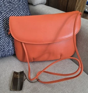 Vintage Bally Crossbody Bag Orange - New With Tags - Picture 1 of 6