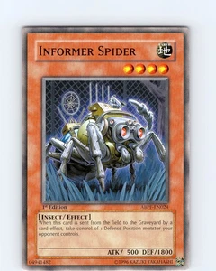 Yu-Gi-Oh TCG Informer Spider ABPF-EN024 1st Edition Regular Common Card NM - Picture 1 of 2