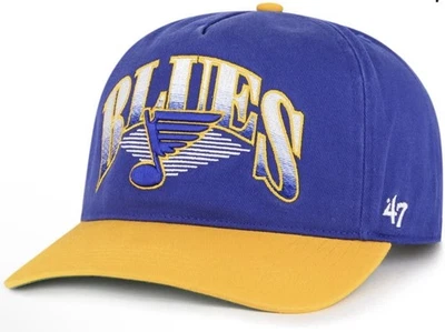 ST LOUIS BLUES VINTAGE ATKIN '47 HITCH RELAXED FIT MSRP $38 - Image 1 of 3