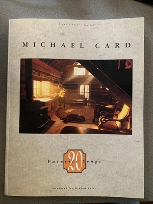 Michael Card Songbook 20 Favorite Songs Piano Guitar Vocal Christian PB - Image 1 of 2