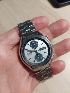 Seiko chronographe automatique 6138-8020 panda de Juillet 1976 - Imagen 1 de 7