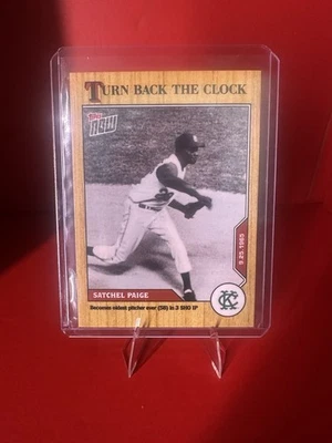 2020 TOPPS NOW Turn Back the Clock #179 SATCHEL PAIGE HOF Print Run - Image 1 of 2