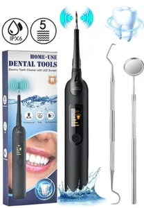 Herramientas dentales de uso doméstico removedor de placa para dientes, limpiador dental ultrasónico eléctrico - Imagen 1 de 9