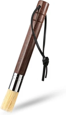 Cepillo de limpieza para molinillo de café con mango de madera para máquina de café espresso herramienta de barista Foto 1 de 4