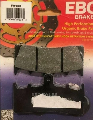 Nuevos frenos OEM EBC Kawasaki ZX 600/750/900/1200,ZZX 600, pastillas de freno (EBC FA188) Foto 1 de 4