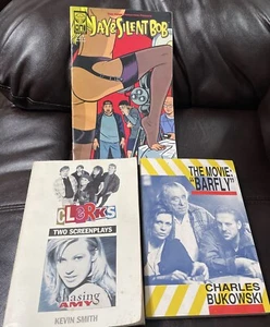 CLERKS & CHASING AMY: Two Screenplays by Kevin Smith + Barfly & Jay & Silent Bob - Picture 1 of 7