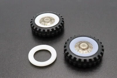 2x Structo Whitewall Wheel Inserts - 1950s 60s Scout / Truck Tires - For 2" Tire - Image 1 of 4