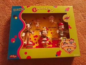 RARO DE COLECCIÓN 1994 sin abrir ANIMANIACS BEND-EMS Wakko Yakko Dot Pinky & The Brain - Imagen 1 de 4