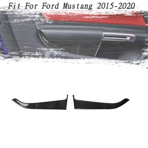 Mejor 2 × para Ford Mustang 15-19 fibra de carbono panel de decoración de puerta delantera pegatina - Imagen 1 de 1