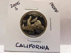 2005 S DCAM GEM Proof California State Quarter - From a U.S. Mint  Proof Set - Picture 1 of 2