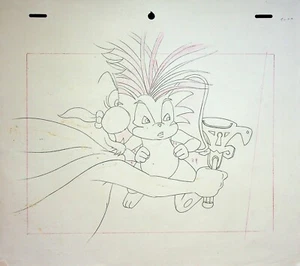 Lápiz de producción dibujado a mano Lady Lovely Locks 1987 PXIETAILS - Imagen 1 de 2