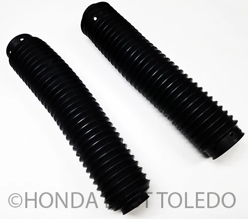 HONDA OEM FORK BOOTS 1997-2004 XR400R XR600R 1997-2008 XR650L 51611-MN1-671ZD - Image 1 of 1