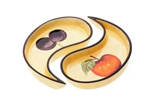 Beilageschale jing und jang 2tlg. handbemalt "TOSCANA" Magu Keramik - Bild 1 von 1