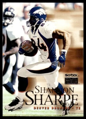 1999 SkyBox Premium Football Shannon Sharpe Denver Broncos #135 NM - Image 1 of 2