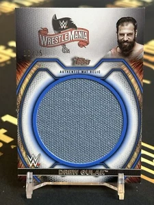 2021 Topps WWE Undisputed Mat Relics Blue #MDG Drew Gulak /25 SSP - Picture 1 of 2