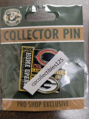 2022 Chicago Bears VS Green Bay Packers Game day Pin 9/18/22 NEW Lambeau Field - Image 1 of 3