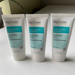 MyChelle PEELINGS & MASKEN Obst Fiesta Peeling 1,2 flüssige Unzen Posten Bündel x 3 - Bild 1 von 3