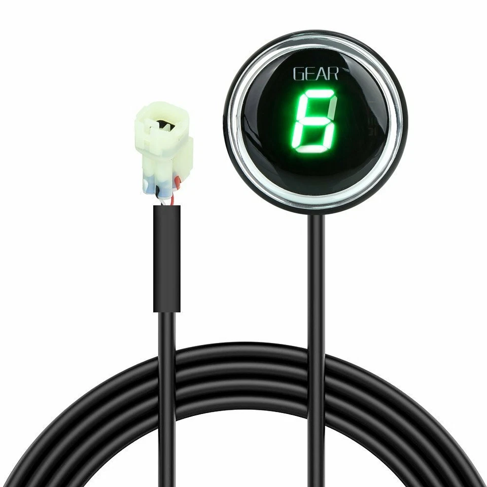 Waterproof Motorcycle Gear Indicator Green Display for Kawasaki VERSYS 650 1000 - Image 1 of 4