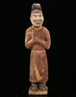 24cm Old China Dynasty Pottery Porcelain Fengshui Human Hu Person Man Statue