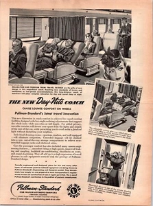 VINTAGE 1944 PULLMAN STANDARD TRAIN CAR CO. RAILROAD PRINT AD - Picture 1 of 1