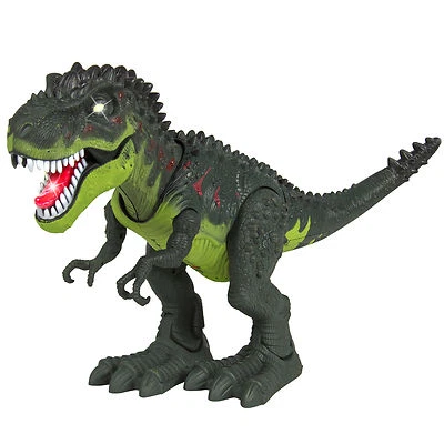 Walking Dinosaur T-Rex Tyrannosaus Moving Figure Light Sound Kids Boys Cool Toy  - Image 1 of 4