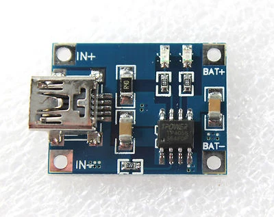 5V Lithium Battery Charging TP4056 Board 5 Volt Mini USB 1A Charger Module DIY - Image 1 of 3