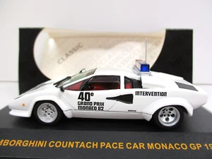 IXO MODELS - 1982 LAMBORGHINI COUNTACH 5000 MONACO GRAND PRIX PACE CAR - 1/43 - Picture 1 of 16