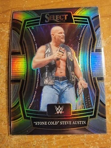 Stone Cold Steve Austin Phenomenon Panini Select WWE SILVER Prizm Legend - Bild 1 von 1