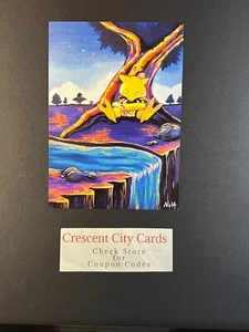 Abra Pokemon Custom painted Picture Art Size 5x7 - Picture 1 of 2