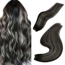 Sew In Hair Weft Bundles Human Hair Highlights Straight Remy Skin Double Weft