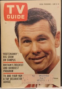 TV Guide Juni 1963 Carson Julie Andrews Carol Burnett Belmont Stakes Chateaugay - Bild 1 von 2