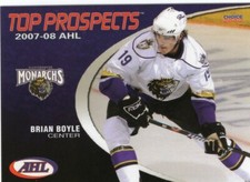 Brian Boyle 2007-08 AHL Top Prospects Manchester Monarchs